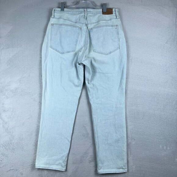 Madewell Jeans Women's Size 30 The Curvy Perfect Vintage Blue Light Wash - Picture 2 of 11